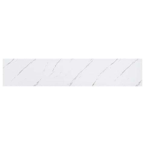vidaXL Wall Shelf White Marble 120 x 23.5 x 4 cm Engineered Wood