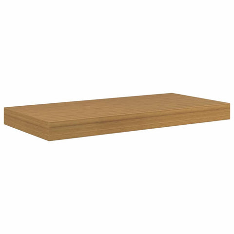 vidaXL Wall Shelf 2 pcs Beige 50 x 23 x 4 cm Engineered Wood