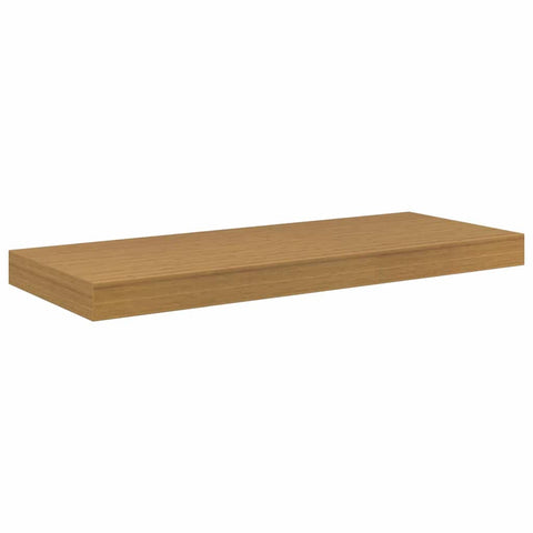 vidaXL Wall Shelf 2 pcs Beige 60 x 23.5 x 4 cm Engineered Wood