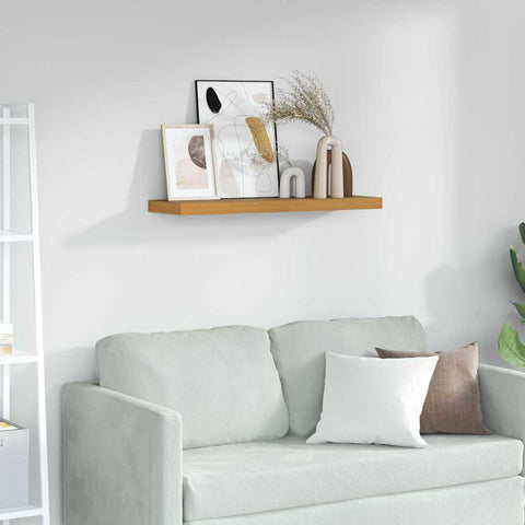 vidaXL Wall Shelf Wall-mounted Beige 80 x 23.5 x 4 cm Engineered Wood