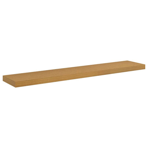 vidaXL Wall Shelf 2 pcs Beige 120 x 23.5 x 4 cm Engineered Wood
