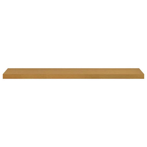 vidaXL Wall Shelf 2 pcs Beige 120 x 23.5 x 4 cm Engineered Wood