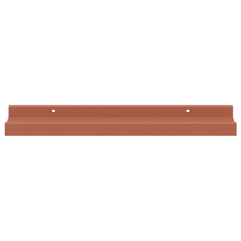 vidaXL Wall Shelf with Shelf 2 pcs Red 40 x 9 x 3 cm Engineered Wood