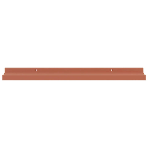 vidaXL Wall Shelf with Shelf 2 pcs Red 60 x 9 x 3 cm Engineered Wood