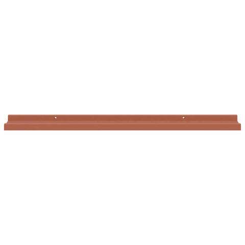 vidaXL Wall Shelf with Shelf 2 pcs Red 80 x 9 x 3 cm Engineered Wood