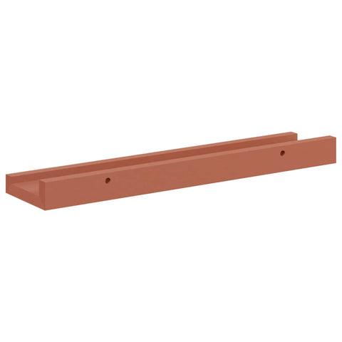 vidaXL Wall Shelf with Shelf 4 pcs Red 40 x 9 x 3 cm Engineered Wood