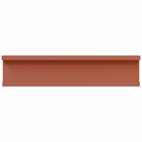 vidaXL Wall Shelf with Shelf 4 pcs Red 40 x 9 x 3 cm Engineered Wood