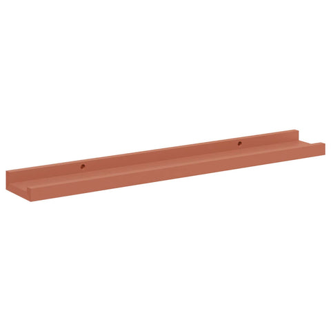 vidaXL Wall Shelf with Shelf 4 pcs Red 60 x 9 x 3 cm Engineered Wood