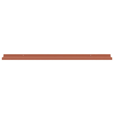 vidaXL Wall Shelf with Shelf 4 pcs Red 100 x 9 x 3 cm Engineered Wood