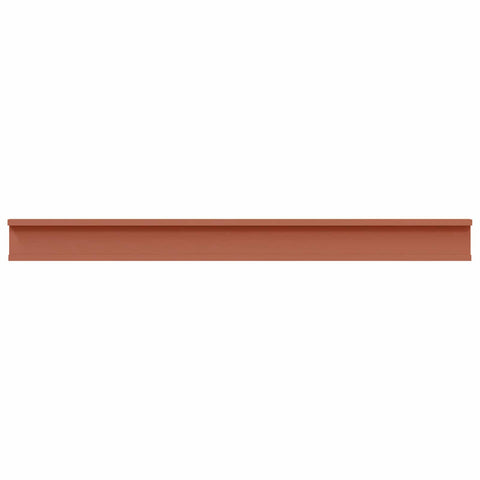 vidaXL Wall Shelf with Shelf 4 pcs Red 100 x 9 x 3 cm Engineered Wood