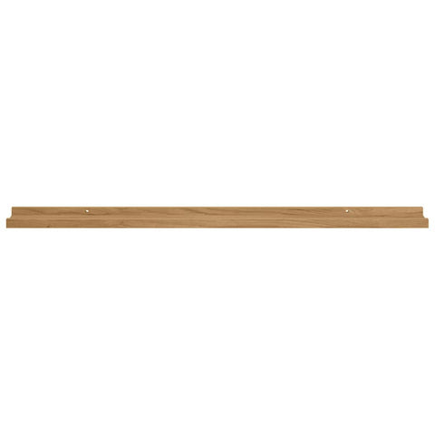 vidaXL Wall Shelf 2 pcs Brown 100 x 9 x 3 cm Engineered Wood