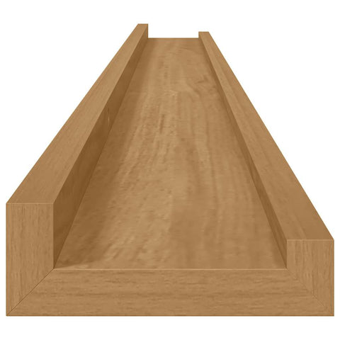 vidaXL Wall Shelf 4 pcs Brown 115 x 9 x 3 cm Engineered Wood