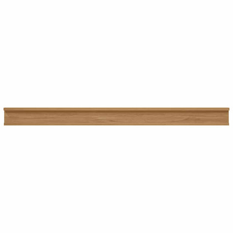 vidaXL Wall Shelf 4 pcs Brown 115 x 9 x 3 cm Engineered Wood