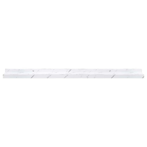 vidaXL Wall Shelf 4 pcs White Marble 80 x 9 x 3 cm Engineered Wood