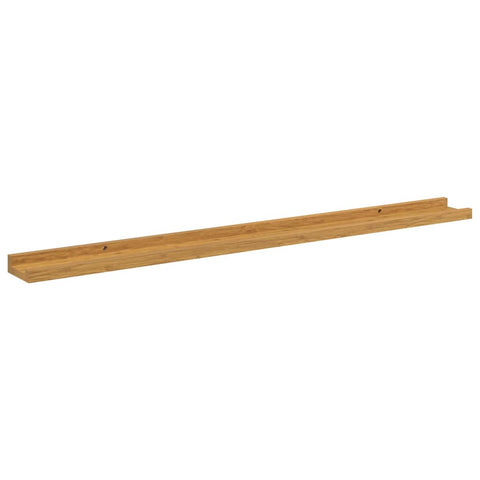vidaXL Wall Shelf 2 pcs Beige 100 x 9 x 3 cm Engineered Wood