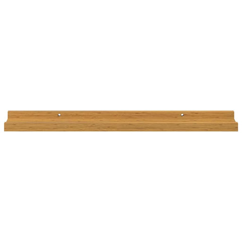 vidaXL Wall Shelf with Shelf 4 pcs Beige 60 x 9 x 3 cm Engineered Wood