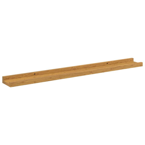 vidaXL Wall Shelf with Shelf 4 pcs Beige 80 x 9 x 3 cm Engineered Wood