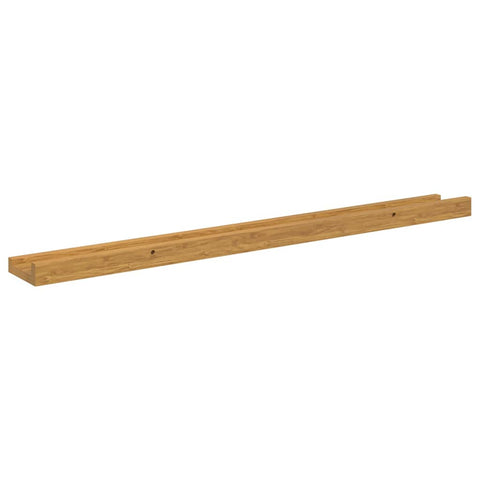 vidaXL Wall Shelf with Shelf 4 pcs Beige 80 x 9 x 3 cm Engineered Wood
