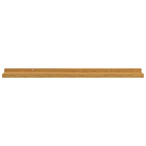 vidaXL Wall Shelf with Shelf 4 pcs Beige 80 x 9 x 3 cm Engineered Wood