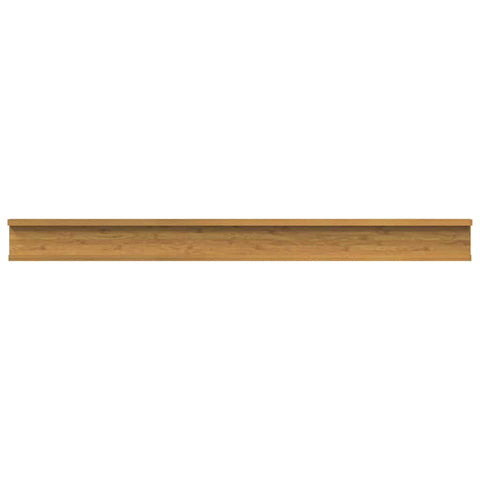 vidaXL Wall Shelf 4 pcs Beige 100 x 9 x 3 cm Engineered Wood