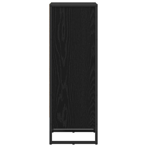 vidaXL Book Cabinet Black Oak 40 x 30 x 86.5 cm Engineered Wood
