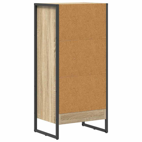 vidaXL Book Cabinet Sonoma 40 x 30 x 86.5 cm Engineered Wood