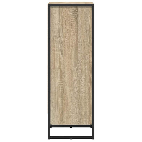 vidaXL Book Cabinet Sonoma 40 x 30 x 86.5 cm Engineered Wood