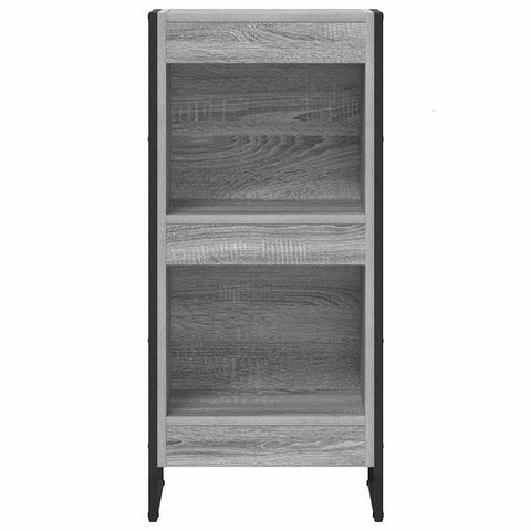 vidaXL Book Cabinet Grey Sonoma 40 x 30 x 86.5 cm Engineered Wood