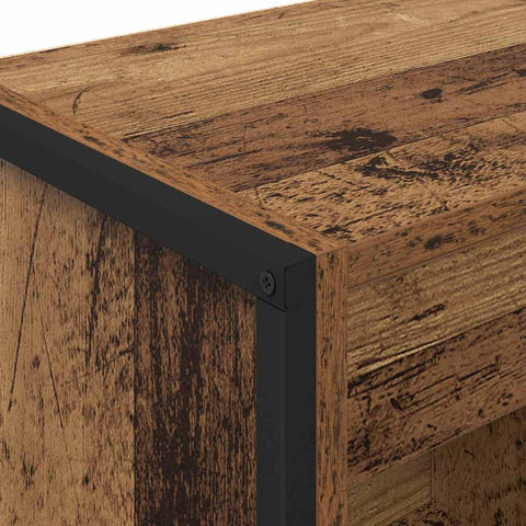 vidaXL Book Cabinet Old Wood 40 x 30 x 86.5 cm Engineered Wood