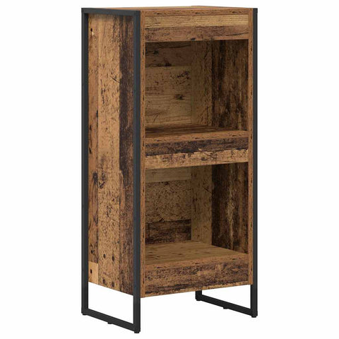 vidaXL Book Cabinet Old Wood 40 x 30 x 86.5 cm Engineered Wood