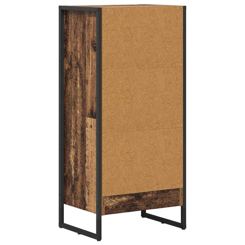 vidaXL Book Cabinet Old Wood 40 x 30 x 86.5 cm Engineered Wood