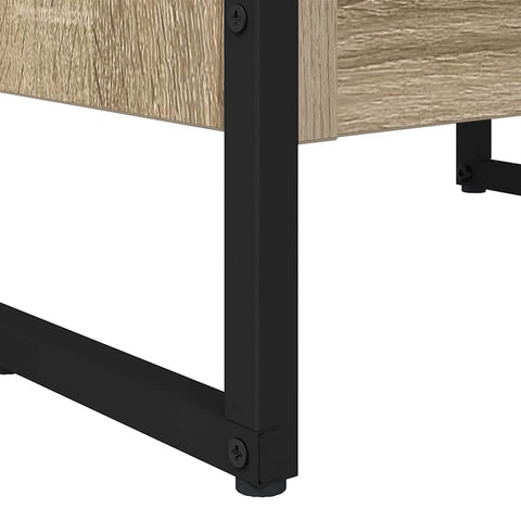 vidaXL Book Cabinet Sonoma 40 x 30 x 121 cm Engineered Wood