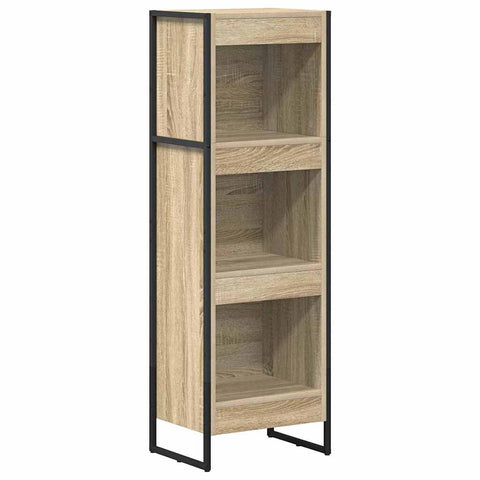 vidaXL Book Cabinet Sonoma 40 x 30 x 121 cm Engineered Wood