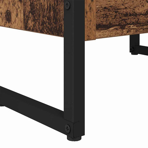 vidaXL Book Cabinet Old Wood 40 x 30 x 121 cm Engineered Wood