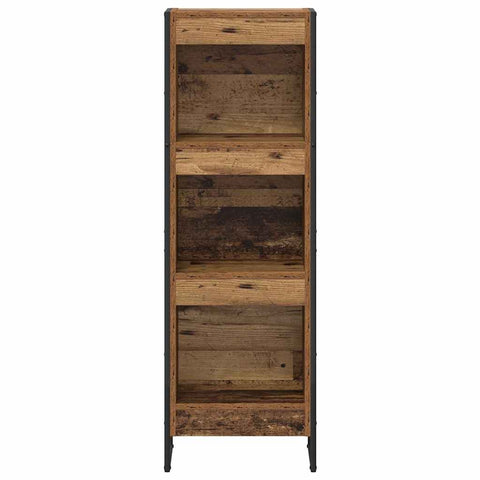 vidaXL Book Cabinet Old Wood 40 x 30 x 121 cm Engineered Wood
