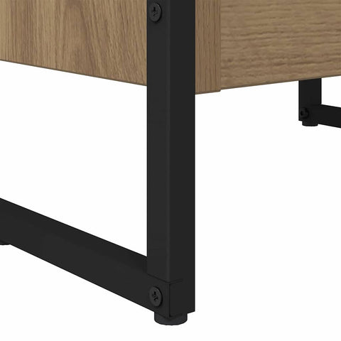 vidaXL Book Cabinet Artisian Oak 40 x 30 x 121 cm Engineered Wood