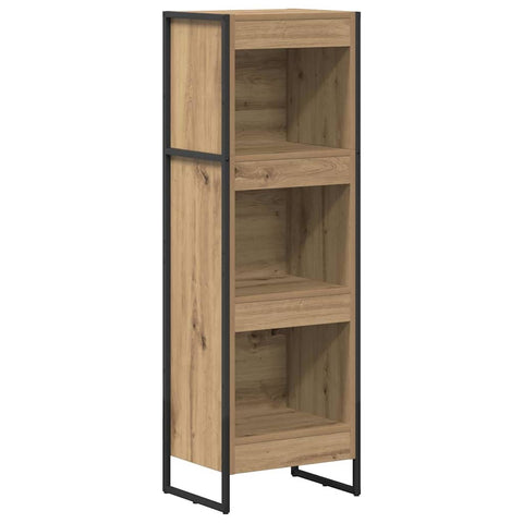 vidaXL Book Cabinet Artisian Oak 40 x 30 x 121 cm Engineered Wood