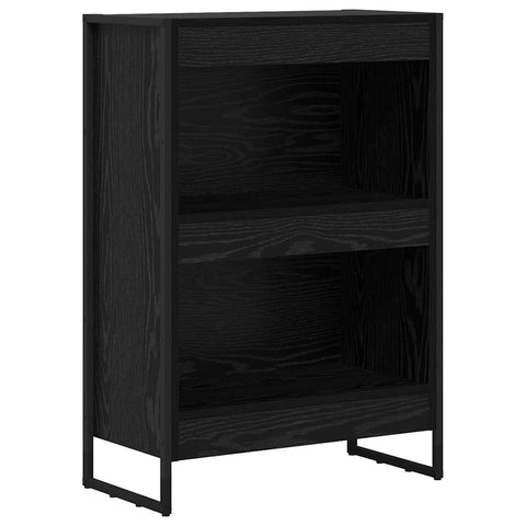 vidaXL Book Cabinet Black Oak 60 x 30 x 86.5 cm Engineered Wood