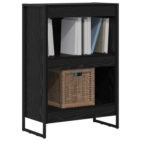 vidaXL Book Cabinet Black Oak 60 x 30 x 86.5 cm Engineered Wood