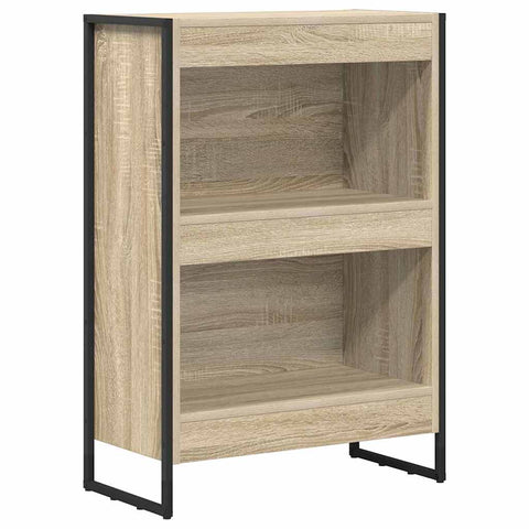 vidaXL Book Cabinet Sonoma 60 x 30 x 86.5 cm Engineered Wood