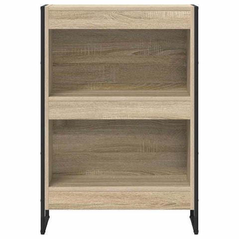 vidaXL Book Cabinet Sonoma 60 x 30 x 86.5 cm Engineered Wood