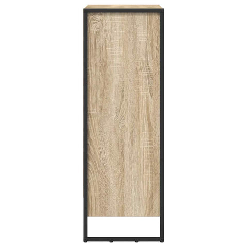 vidaXL Book Cabinet Sonoma 60 x 30 x 86.5 cm Engineered Wood