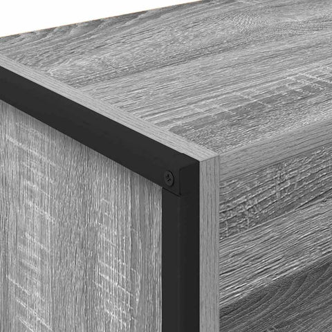 vidaXL Book Cabinet Grey Sonoma 60 x 30 x 86.5 cm Engineered Wood
