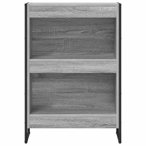 vidaXL Book Cabinet Grey Sonoma 60 x 30 x 86.5 cm Engineered Wood