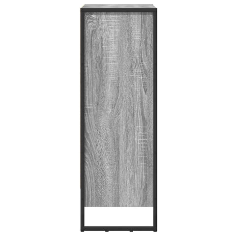 vidaXL Book Cabinet Grey Sonoma 60 x 30 x 86.5 cm Engineered Wood