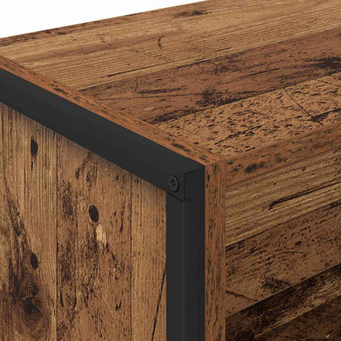 vidaXL Book Cabinet Old Wood 60 x 30 x 86.5 cm Engineered Wood