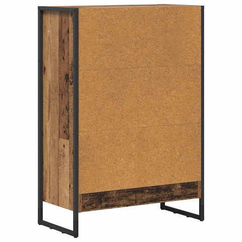 vidaXL Book Cabinet Old Wood 60 x 30 x 86.5 cm Engineered Wood