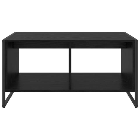 vidaXL Coffee Table Black Oak 80 x 50 x 40 cm Engineered Wood