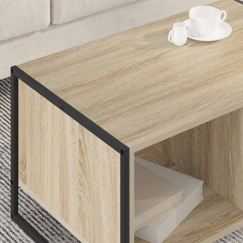 vidaXL Coffee Table Sonoma 80 x 50 x 40 cm Engineered Wood