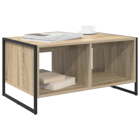 vidaXL Coffee Table Sonoma 80 x 50 x 40 cm Engineered Wood